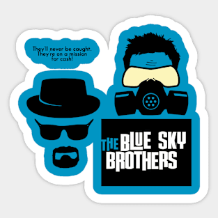 Blue Sky Brothers Sticker